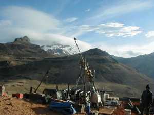 Morning in the high Andes, Energold